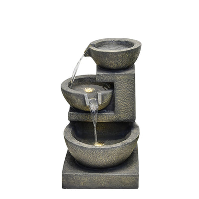 LED Fountain- 3 Bowls HI-LINE GIFT LTD.