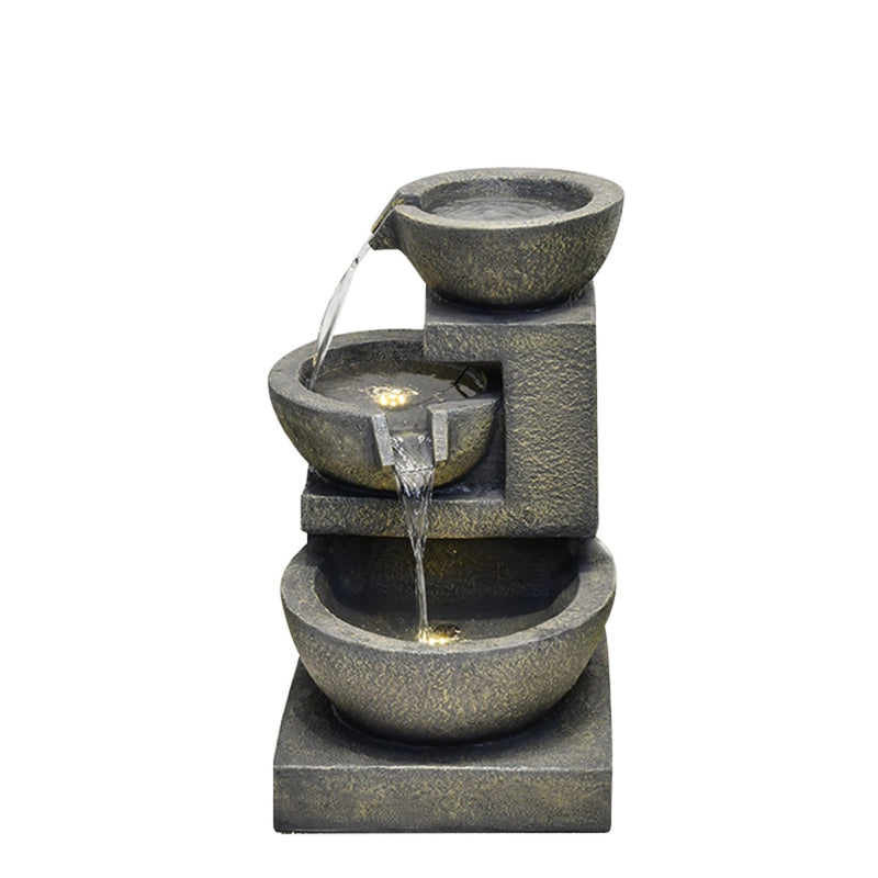 LED Fountain- 3 Bowls HI-LINE GIFT LTD.