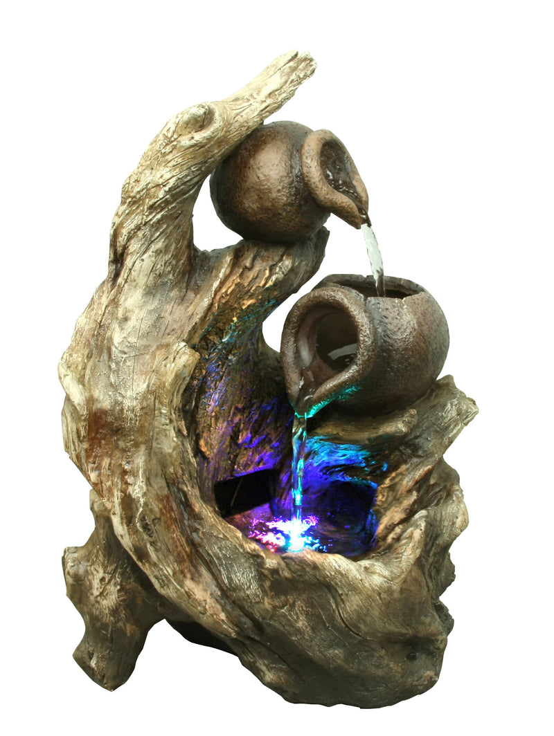 LED Fountain with 2 Jugs HI-LINE GIFT LTD.
