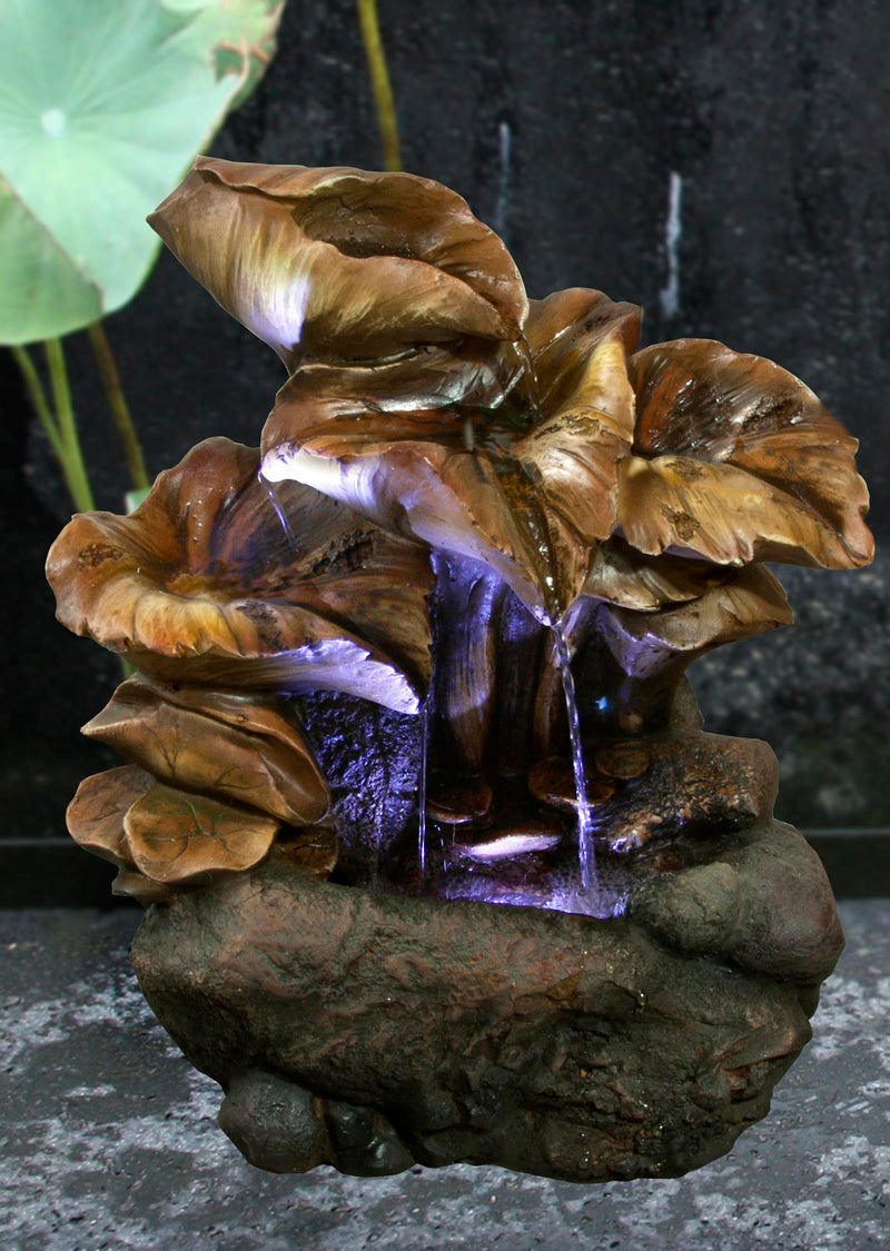 FountainLeaves W/Led Hi-Line Gift Ltd.