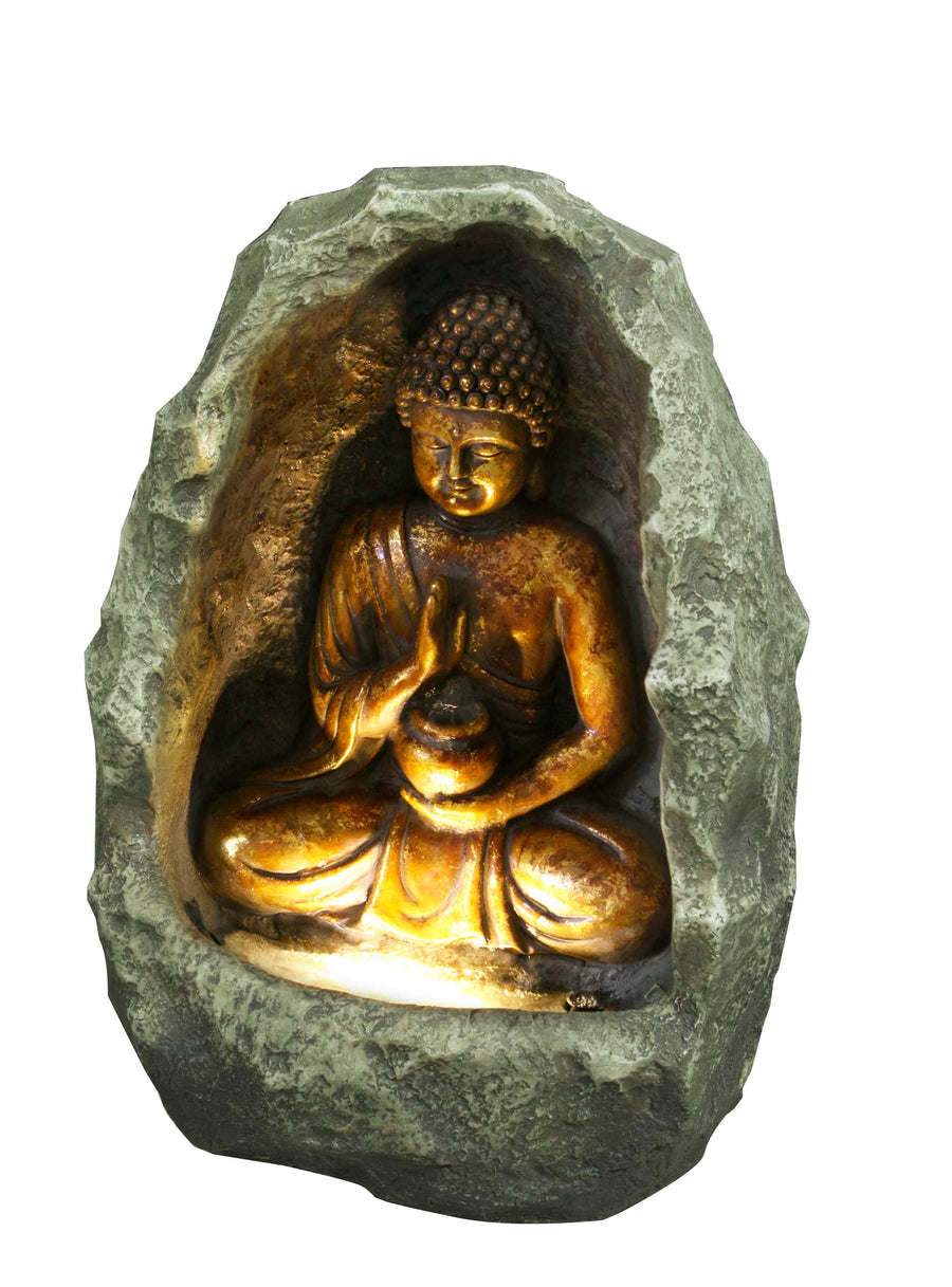 LED Fountain- Golden Buddha HI-LINE GIFT LTD.