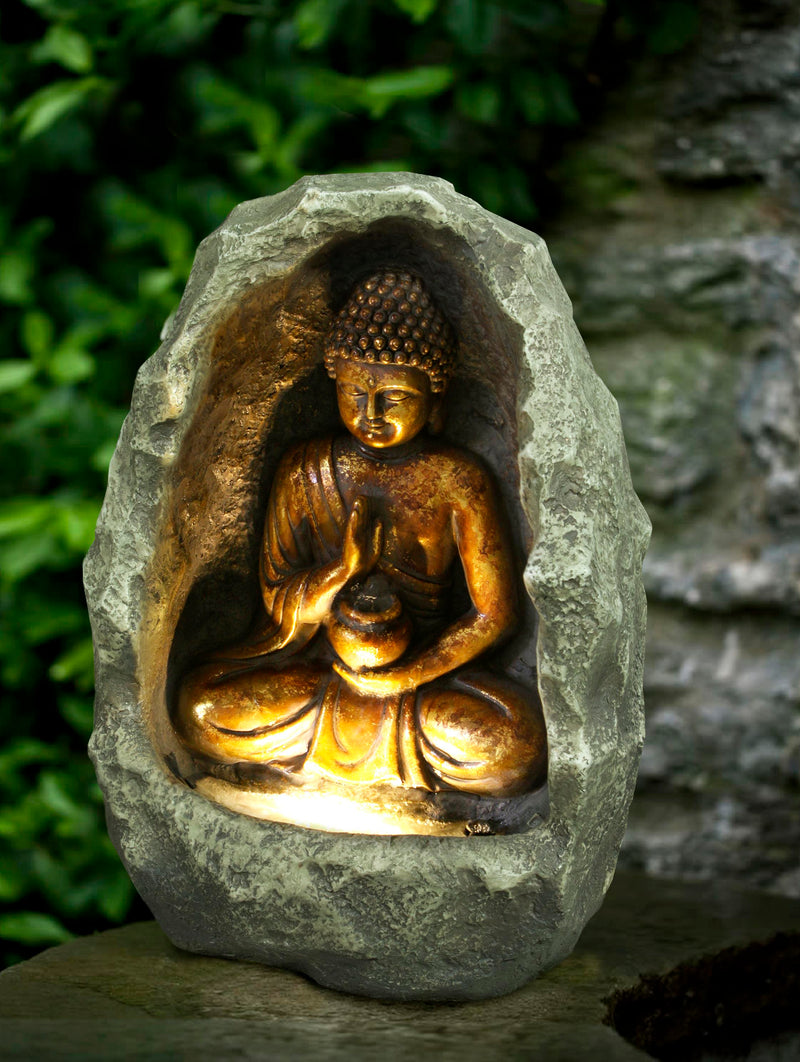 LED Fountain- Golden Buddha HI-LINE GIFT LTD.