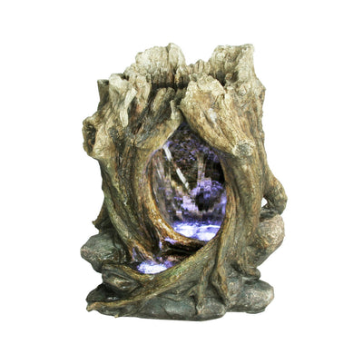 79509 - Tree Trunk Fountain W/LED Hi-Line Gift Ltd.