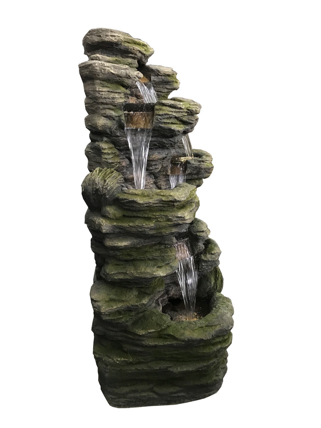 Rock Multi Level Fountain With  Led Hi-Line Gift Ltd.