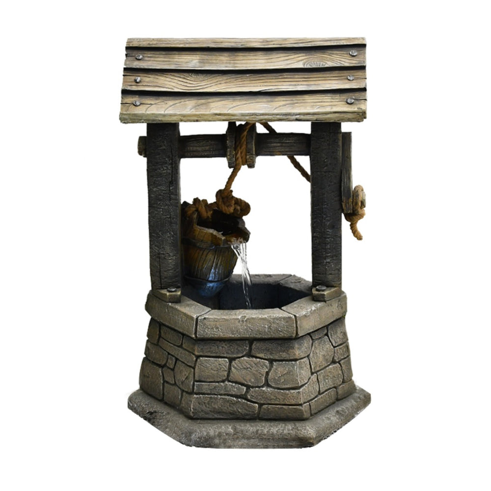 LED Fountain-Wishing Well With Pouring Bucket HI-LINE GIFT LTD.