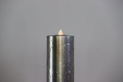 Stainless Steel Pillar Fountain W/led Strips Hi-Line Gift Ltd.