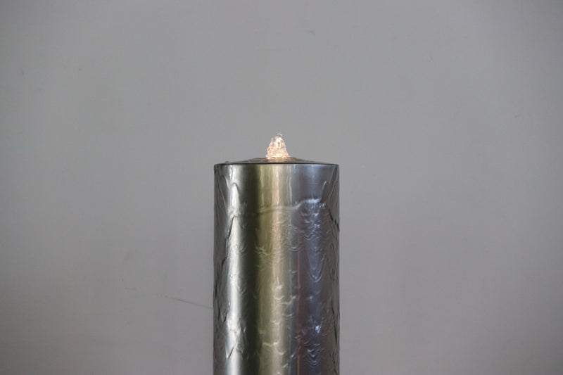 Stainless Steel Pillar Fountain W/led Strips Hi-Line Gift Ltd.