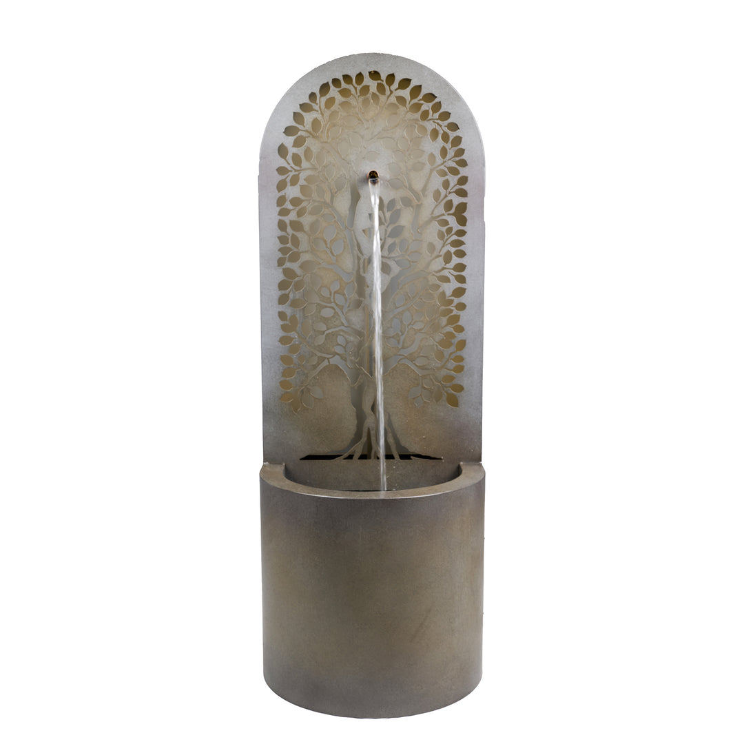 Hollow Carved Tree Fountain W/leds Hi-Line Gift Ltd.