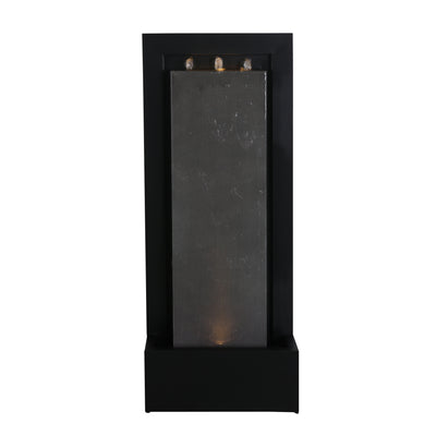 79532-L-BG -  Zinc Metal Fountain with LED Lights - Serenity in Motion HI-LINE GIFT