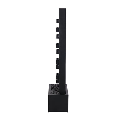79532-R-BK -  Black Elegance - Outdoor Metal Fountain HI-LINE GIFT