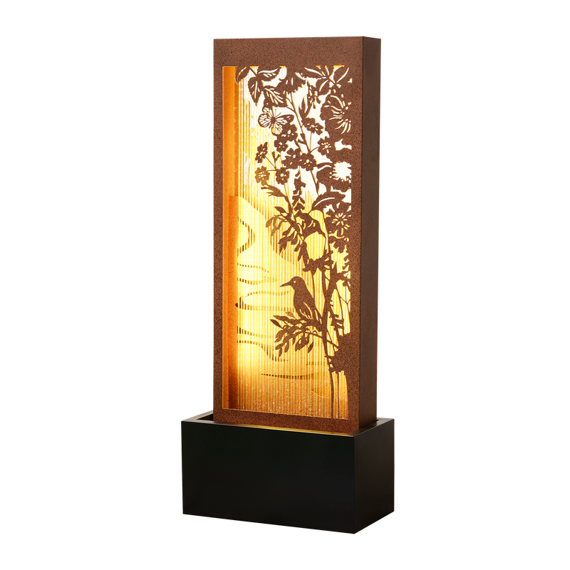 79533-A - 3-Layer Icebird Scenery Fountain with LED Lighting Hi-Line Gift Ltd.