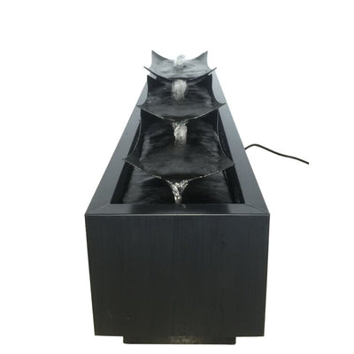 Multi Level Zinc Metal Plates Fountain Hi-Line Gift Ltd.