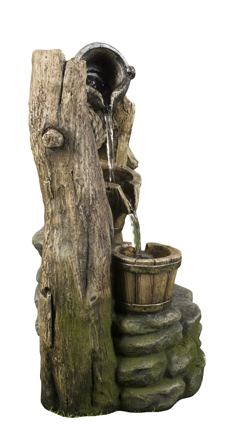 LED Fountain With 2 Pouring Buckets HI-LINE GIFT LTD.