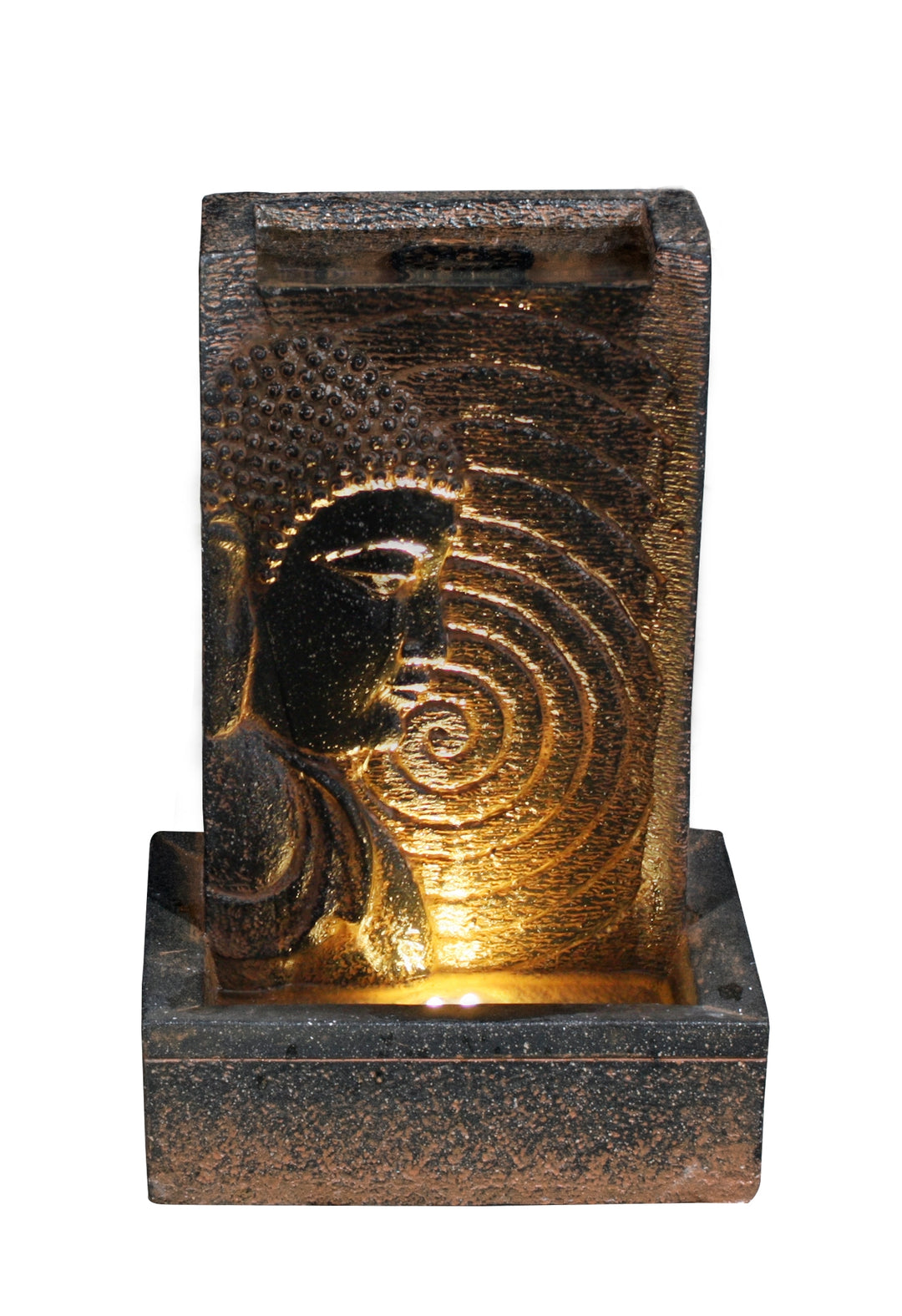 LED Fountain- Buddha and Spiral HI-LINE GIFT LTD.