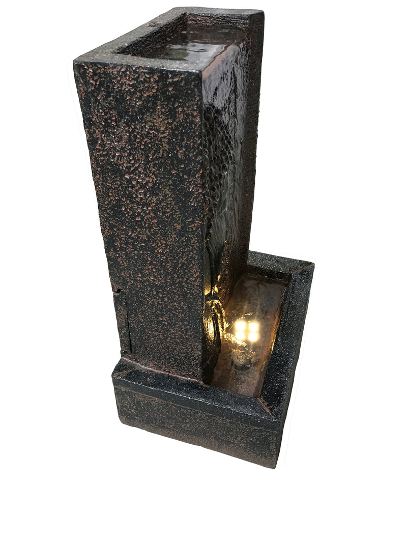 LED Fountain- Buddha and Spiral HI-LINE GIFT LTD.