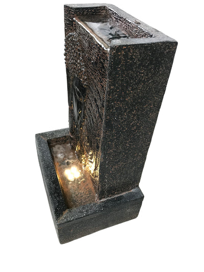 LED Fountain- Buddha and Spiral HI-LINE GIFT LTD.
