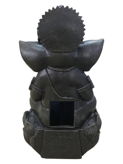 Lord Ganesh Sculptural Tabletop Fountain With  Cool White Led Lights HI-LINE GIFT LTD.