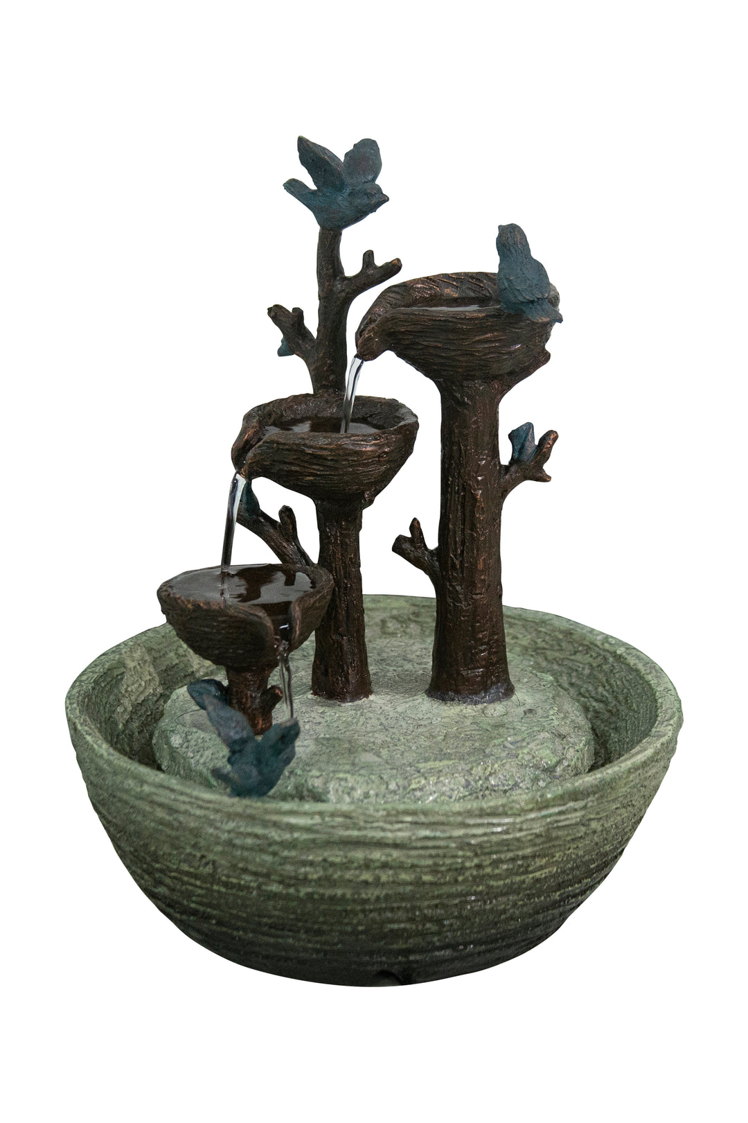 Birds Playing Fountain Indoor For Tabletop D≈Ωcor Hi-Line Gift Ltd.