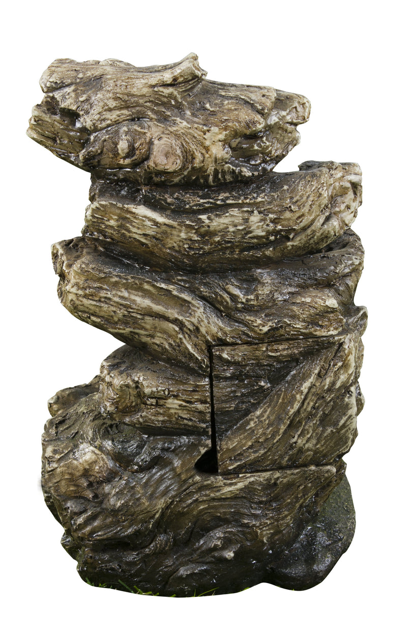 LED Fountain- Multi Level Logs HI-LINE GIFT LTD.