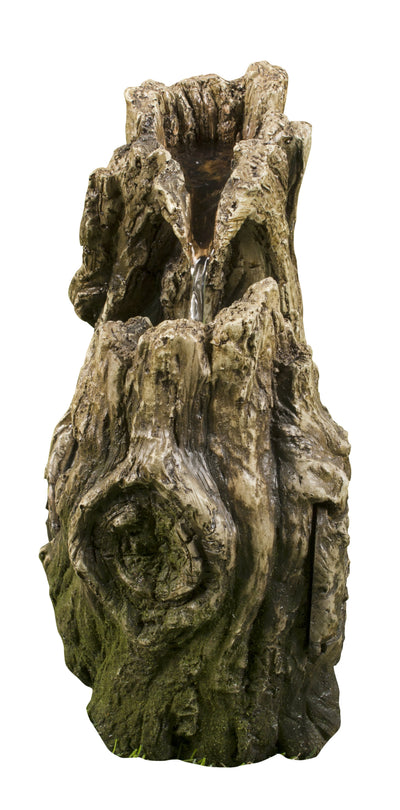 Tree Trunk Fountain W/Led HI-LINE GIFT LTD.