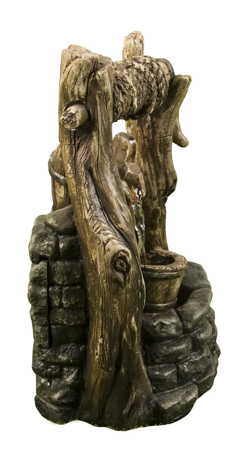 Well Fountain W/2 Buckets & Led HI-LINE GIFT LTD.