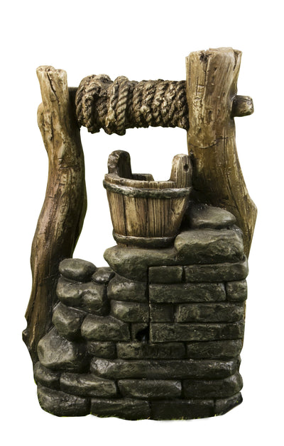 Well Fountain W/2 Buckets & Led HI-LINE GIFT LTD.