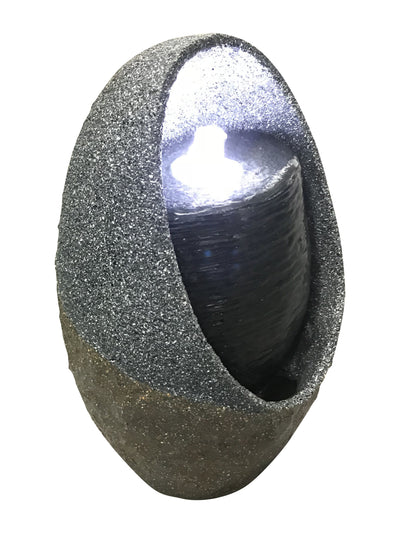 Bubbling Tabletop Fountain With  Cool White Led Lights HI-LINE GIFT LTD.