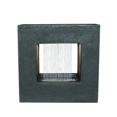 LED Fountain With Planter On Top HI-LINE GIFT LTD.