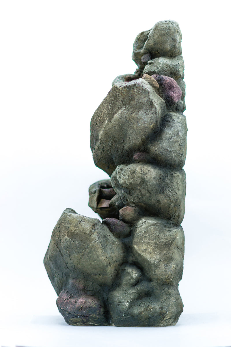MultiLevel Stone Fountain With  Led Lights Hi-Line Gift Ltd.
