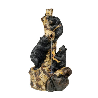 Black Bears Climbing Fountain  29 Inch Hi-Line Gift Ltd.