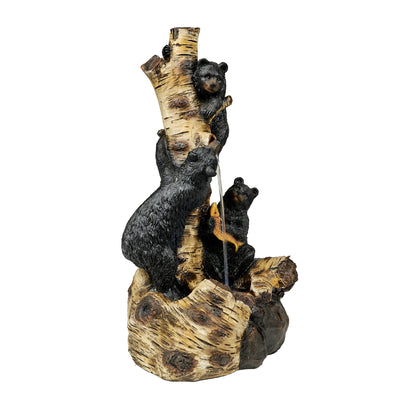 Black Bears Climbing Fountain  29 Inch Hi-Line Gift Ltd.