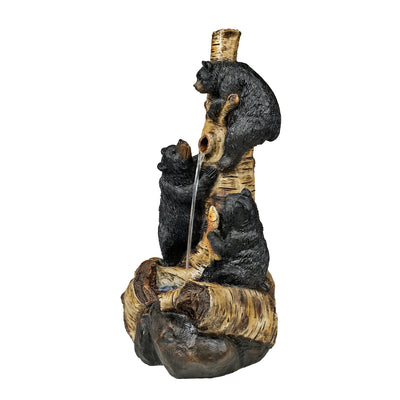 Black Bears Climbing Fountain  29 Inch Hi-Line Gift Ltd.
