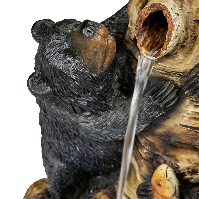 Black Bears Climbing Fountain  29 Inch Hi-Line Gift Ltd.