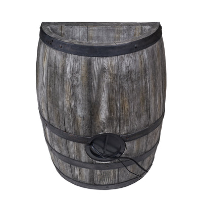 LED Fountain- Whiskey Barrel Planter HI-LINE GIFT LTD.