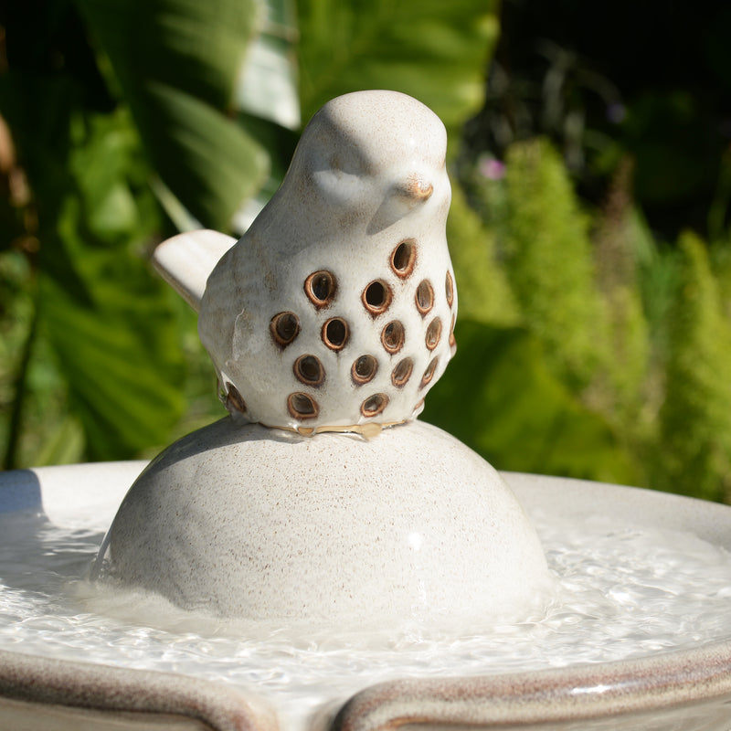 79586-10-IV -  Ceramic Fountain - Ivory Elegance, No Lights HI-LINE GIFT