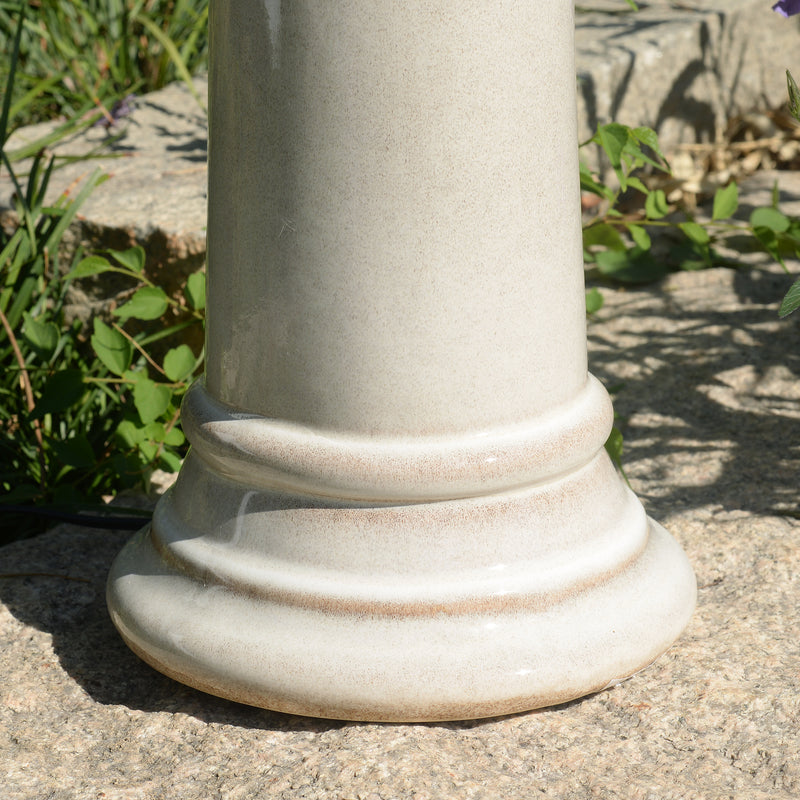 79586-10-IV -  Ceramic Fountain - Ivory Elegance, No Lights HI-LINE GIFT