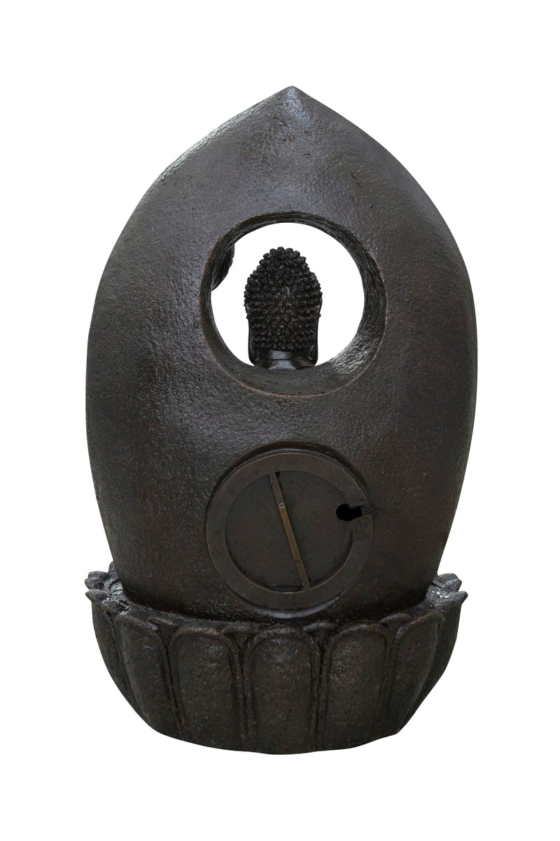 Stacking Bowls Buddha Fountain W/wt Led Hi-Line Gift Ltd.
