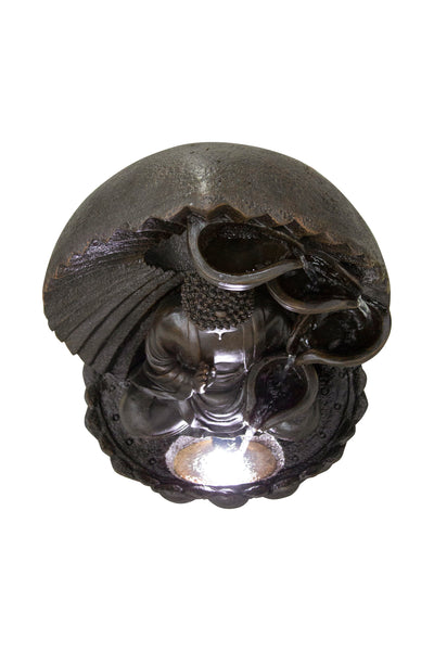 Stacking Bowls Buddha Fountain W/wt Led Hi-Line Gift Ltd.