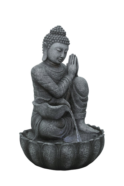 Sitting Buddha Fountain W/wt Led Hi-Line Gift Ltd.