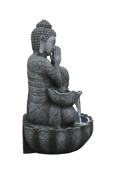 Sitting Buddha Fountain W/wt Led Hi-Line Gift Ltd.
