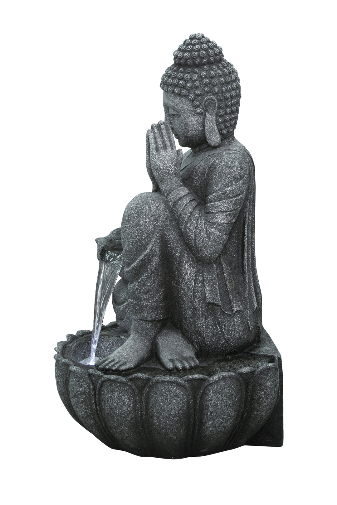 Sitting Buddha Fountain W/wt Led Hi-Line Gift Ltd.