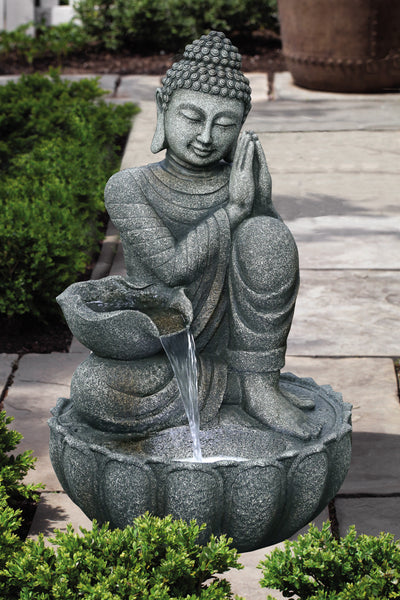 Sitting Buddha Fountain W/wt Led Hi-Line Gift Ltd.