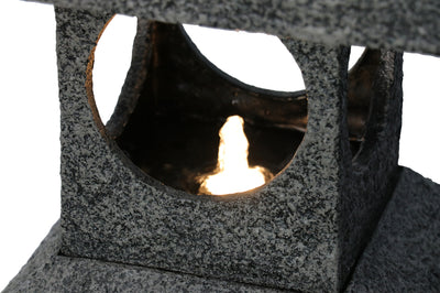 Pagoda Fountain Outdoor Water Feature With Warm White Led Hi-Line Gift Ltd.