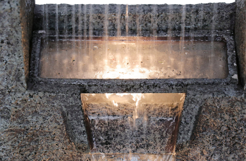 Rectangular Waterfall Fountain With Warm White Leds Hi-Line Gift Ltd.