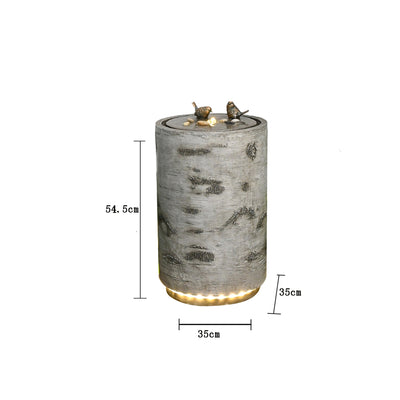 Bird Bath Fountain With Warm White Leds Hi-Line Gift Ltd.