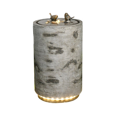 Bird Bath Fountain With Warm White Leds Hi-Line Gift Ltd.