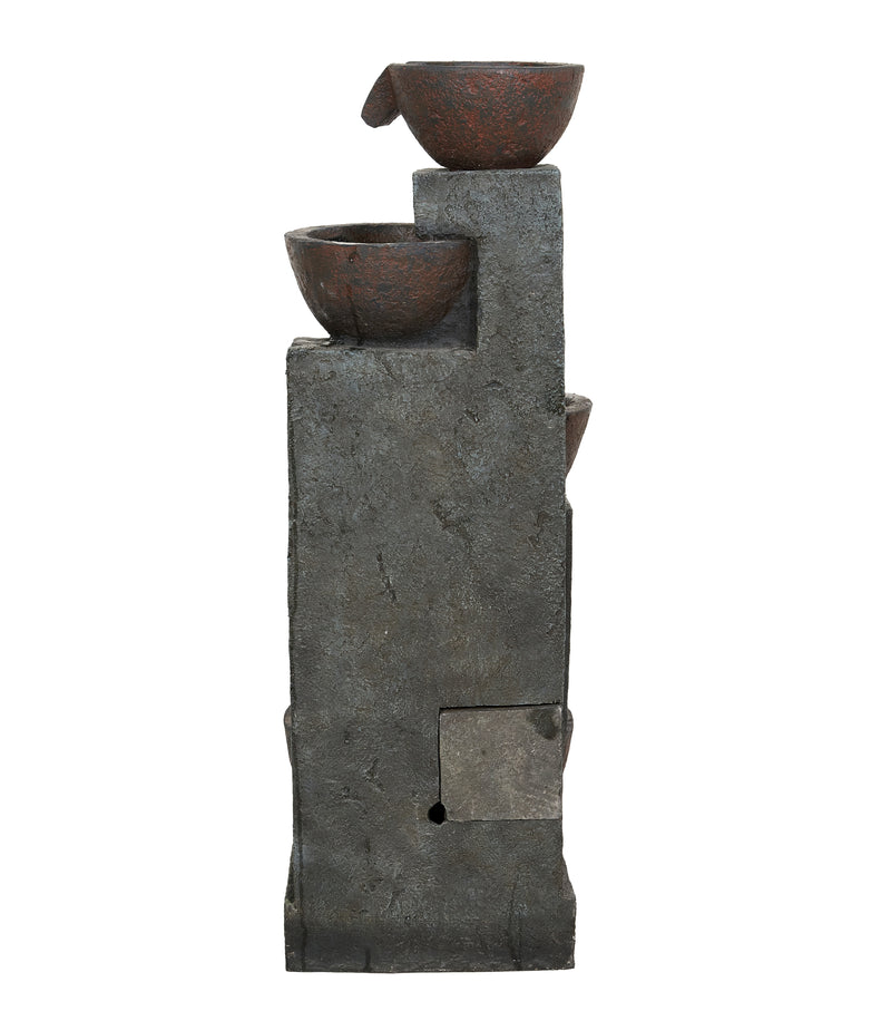 Stacking Bowls Fountain W/4 Ww Leds Hi-Line Gift Ltd.