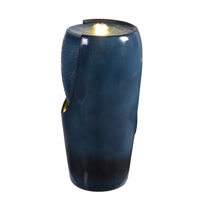 79766 - 28.5" Bubbling Water Fountain W/LEDs Indoor/Outdoor Use Hi-Line Gift Ltd.