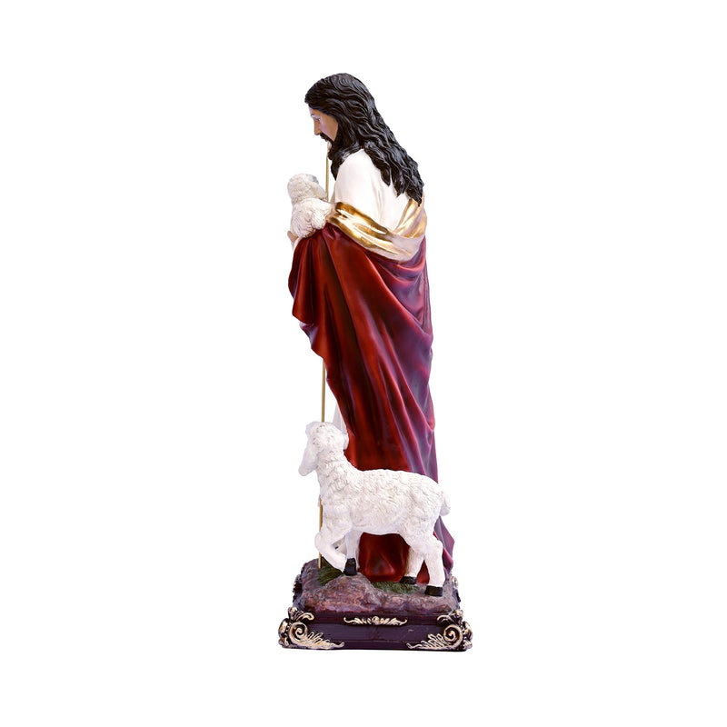 81716-24 - 24in Good Shepherd Figure Religious Decor Indoor/Outdoor Hi-Line Gift Ltd.