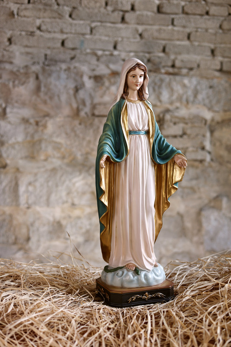 81717-12 - 12in Virgin Mary Figure Statue Religious Decor Hi-Line Gift Ltd.